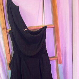 We The Free off the shoulder Jumpsuit with pockets Dark Blue